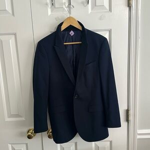 navy 1 button men’s blazer
